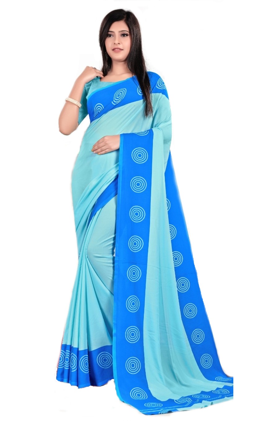 New In Tagged Uniform Saree Satish Silk Mills